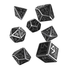 Q Workshop Metall Dwarven 7 Dice Set Board Game