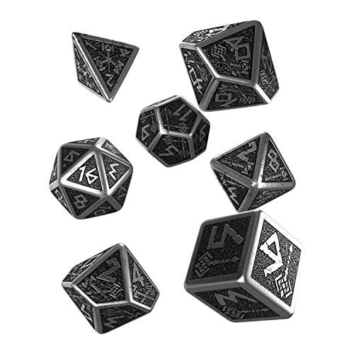 Q Workshop Metall Dwarven 7 Dice Set Board Game