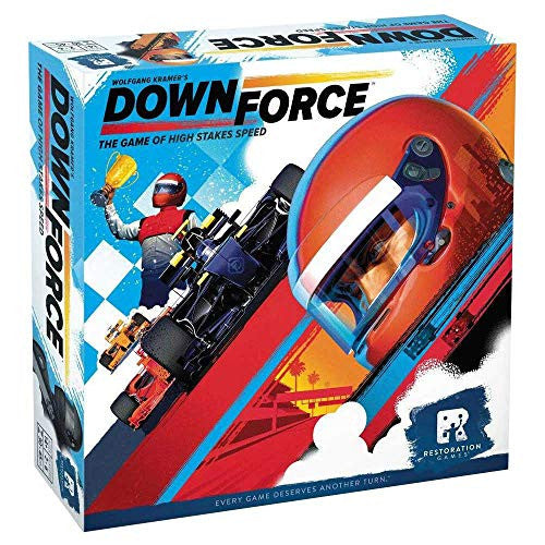 Restoration Games Downforce Board Game - The Game of High Stakes Speed