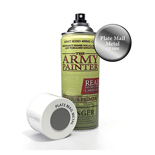 The Army Painter Color Primer Plate Mail Metal Spray 400ml CP3008