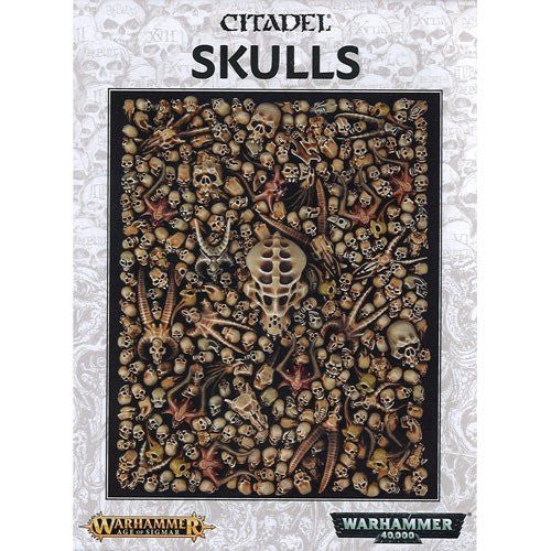 Games Workshop Warhammer 40K and Warhammer Age of Sigmar Citadel Skulls Unpainted Skull Kit 64-29