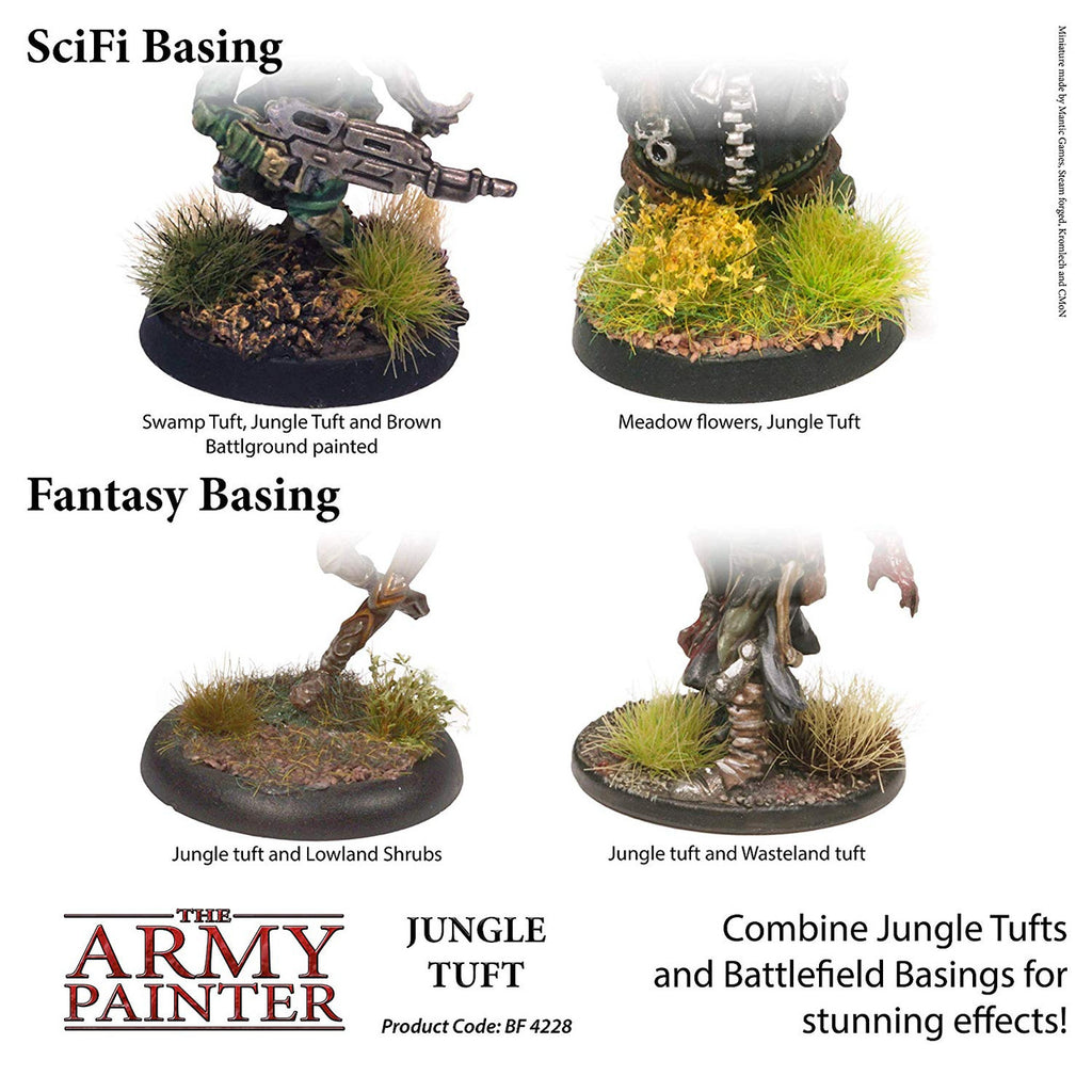The Army Painter Jungle 77 Tuft in 3 SIzes BF4208