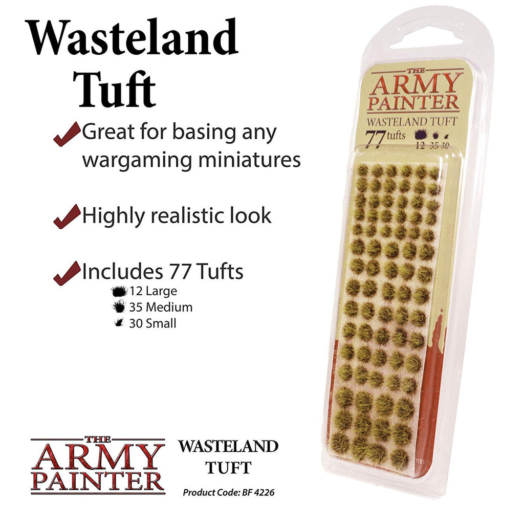 The Army Painter Wasteland 77 Tuft in 3 Sizes BF4226