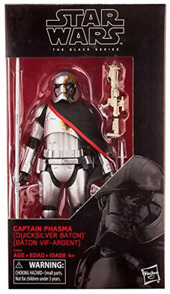 Star Wars Black Series Captain Phasma Quicksilver Baton Action Figure