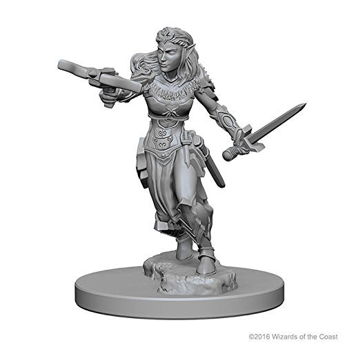 Dungeons & Dragons Wizkids Elf Ranger Nolzur's Marvelous Unpainted Minis - Elf Female Ranger Miniature WZK72638