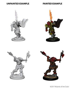 Wizkids Dungeons And Dragons Dragonborn Fighterdungeons And Dragons Nolzur's Marvelous Unpainted S Dragonborn Female Fighter Miniature D&D WZK73199