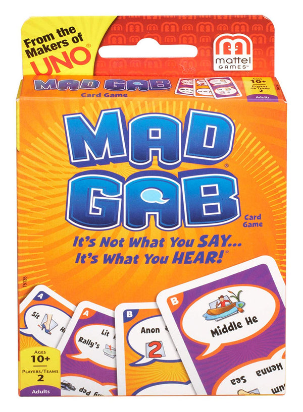 Mattel Games Mad Gab Picto-Gabs Card Game
