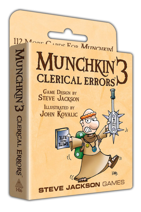 Steve Jackson Games Munchkin 3 - Clerical Errors Card Game