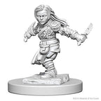 Dungeons & Dragons Wizkids Halfling Rogue Nolzur's Marvelous Unpainted Halfling Female Rogue Miniature WZK72627