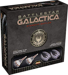 Dungeons & Dragons: Ares Games: Ares Games SRL Battlestar Galactica Starship Battles Starter Set Includes 4 Ready to Play Miniatures, Two Colonial Vipers MK: Miniatures