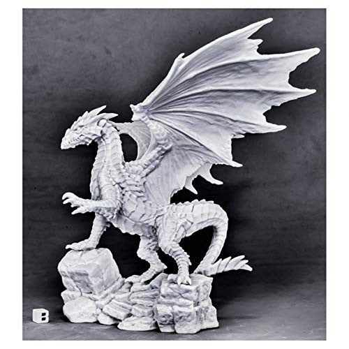 Dungeons & Dragons: Reaper Dragon :Reaper s Kyphrixis The Copper Dragon #77565 - Unpainted Polymer Plastic : Miniature