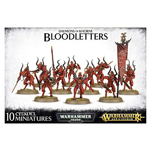 Games Workshop Warhammer 40K and Warhammer Age of Sigmar Daemons Of Khorne Bloodletters 97-08