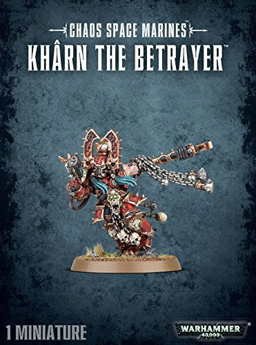 Games Workshop Warhammer 40K Chaos Space Marines Kharn the Betrayer Miniature 43-25