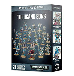 Games Workshop Warhammer 40k Start Collecting! Thousand Sons kit builds 21 miniatures and multiple base sizes 70-55