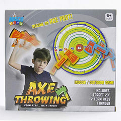 Misco Toys Kidâ€šÃ„Ã´s Foam Axe Throwing Game Kit â€šÃ„Ã¬ Indoor and Outdoor Game for Boys and Girls Ages 6+