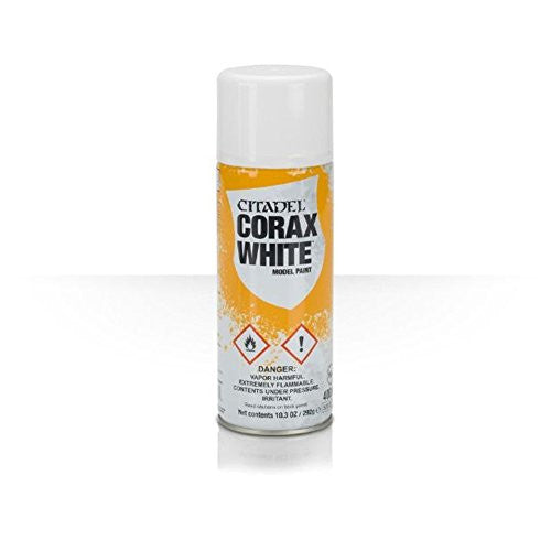 Games Workshop Citadel Corax White Spray Paint USA Pack 62-28