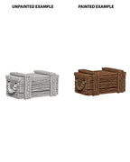 Dungeons & Dragons Wizkids Monster Deep Cuts Unpainted s Terrain Wave 4 Crates Miniature WZK-73090