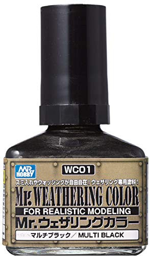 WC01 Multi Black, GSI, Mr. Weathering Color Paint