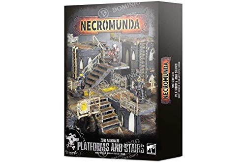 Games Workshop Warhammer 40K Necromunda Zone Mortalis Platforms and Stairs 300-49