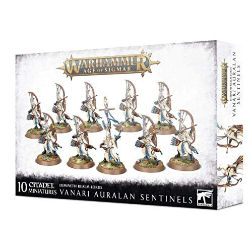 Games Workshop Warhammer Age of Sigmar Lumineth Realm-Lords Vanari Auralan Sentinels 87-58