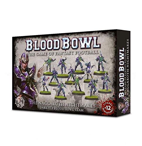 Games Workshop Blood Bowl The Naggaroth Nightmares Dark Elf Blood Bowl Team 200-54