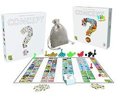 Asmodee Concept -Board Game with Repos Concept Kids Animals and Dice Bag