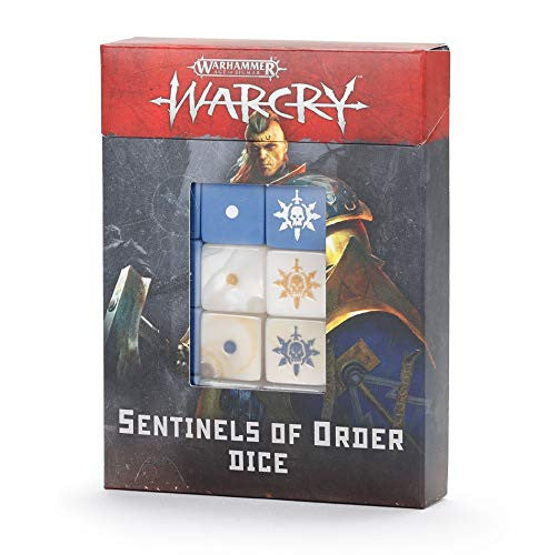 Games Workshop Warhammer Age of Sigmar Warcry Sentinels Of Order Dice 111-76