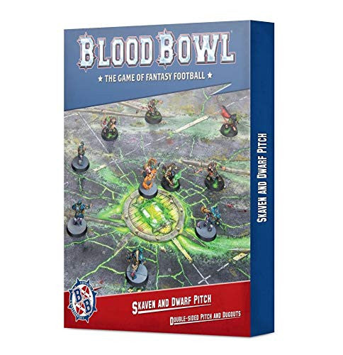 Games Workshop Blood Bowl Seconde Saison Skaven & Dwarf Pitch 200-06