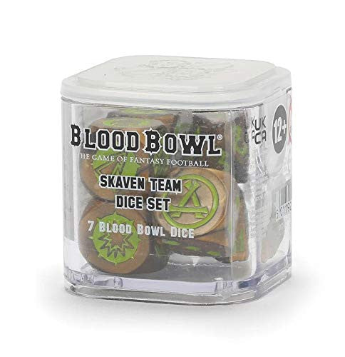 Games Workshop Blood Bowl Seconde Saison Skaven Team Dice Set 200-12
