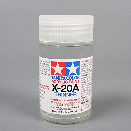 Tamiya America Inc AcrylicPoly Thinner X20A 46Ml TAM-81030