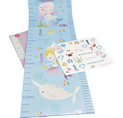 Floss & Rock Mermaid Glow in The Dark Growth Chart