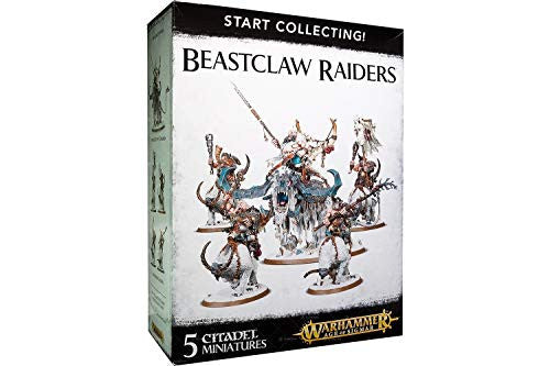 Games Workshop Warhammer Age of Sigmar Grand Alliance Destruction Start Collecting Beastclaw Raiders 70-86