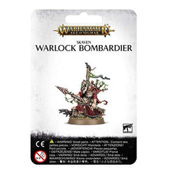 Games Workshop Warhammer Age of Sigmar Skaven Warlock Bombardier Miniature GAW-90-25