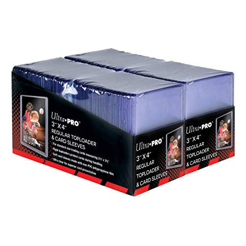 Ultra Pro 3" x 4" Trading Card Toploader & Card Sleeve Bundle (200 ct.)
