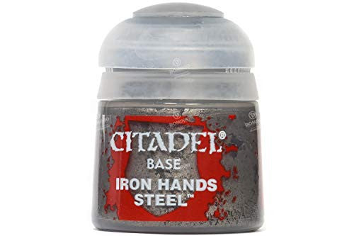 Games Workshop Citadel Base Paint Iron Hands Steel 21-46