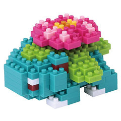 Nanoblock Pokemon Venusaur Building Kit, Blue