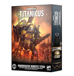 Games Workshop Adeptus Titanicus Warbringer Nemesis Titan with Quake Cannon Volcano Cannon and Laser Blaster 400-34