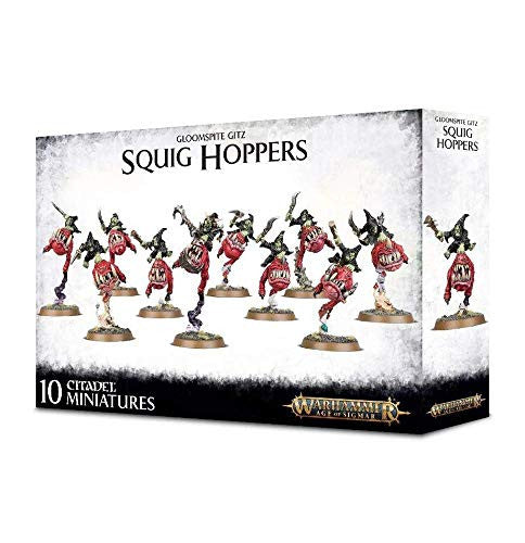 Games Workshop Warhammer Age of Sigmar Gloomspite Gitz Squig Hoppers can be assembled as Boingrot Bounderz 89-44