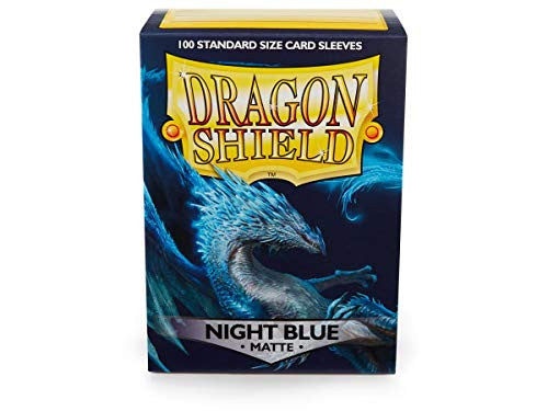 Dragon Shield Sleeves Standard Size Arcane Tinmen Matte Finish Night Blue 100 Ct ATM11042