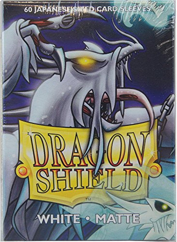 Dragon Shield Arcane Tinman Jappanese Size Matte Finish White Color Sleeves 60ct AT-M11105