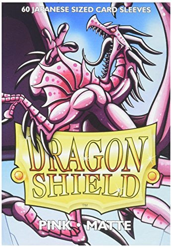 Dragon Shield Arcane Tinman Japanese Size Matte Finish Pink Color Card Sleeves 60ct AT-M11112