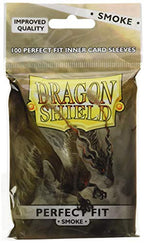Dragon Shield Sleeves Perfect Fit Standard Clear/Smoke 100 Ct ATM13023