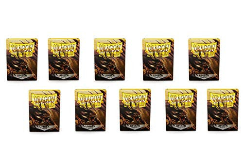 Dragon Shield Sleeves Standard Size Deck Protective Matte Finish Umber Color Card 100 Ct 10 Packs ATM11011K1
