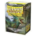Dragon Shield Sleeves Standard Matte Olive 100 Ct 10 Packs ATM11040K1