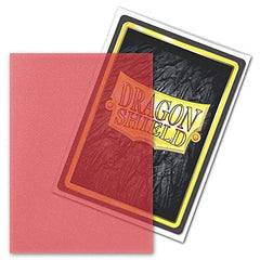 Dragon Shield Sleeves Standard Size Matte Finish Clear Red 100 Ct 10 Packs ATM11043K1