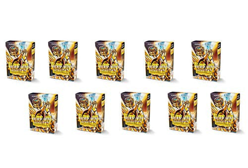 Dragon Shield Sleeves Japanese Matte Gold 60 Ct 10 Pack ATM11106K1