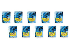 10 Packs Dragon Shield Matte Mini Japanese Sky Blue 60 ct Card Sleeves Display Case