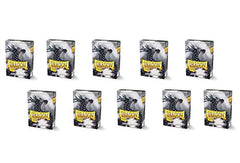 10 Packs Dragon Shield Matte Mini Japanese Slate 60 ct Card Sleeves Display Case