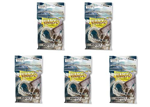 Dragon Shield Perfect Fit Sleeves 5 & 10-Packs (100 ct)