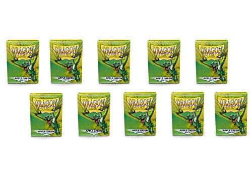 Dragon Shield Matte Apple Green Standard Size 100ct Card Sleeves 10 Packs AT-M11018